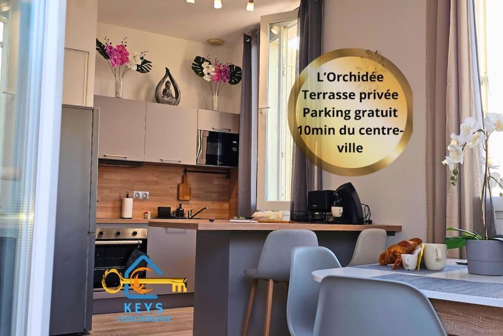 Appartamento L'Orchidee, Proche De La Gare Avec Clim Et Terrasse Narbona Esterno foto